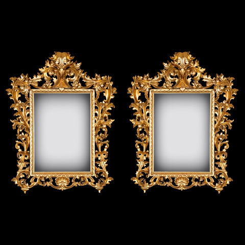 PAIR OF LATE 19TH CENTURY PIER MIRRORS - REF No. 6017