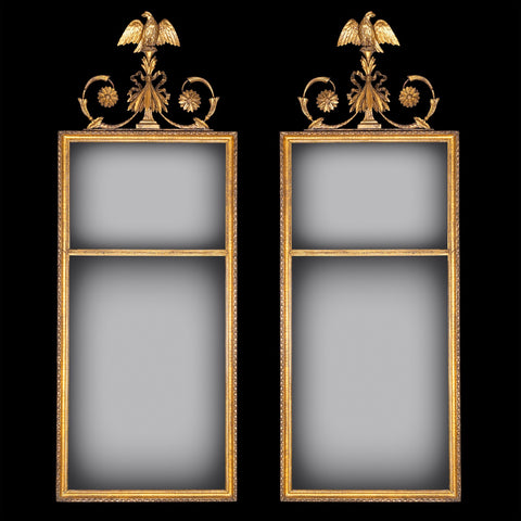 PAIR OF LATE 19TH CENTURY PIER MIRRORS - REF No. 6017