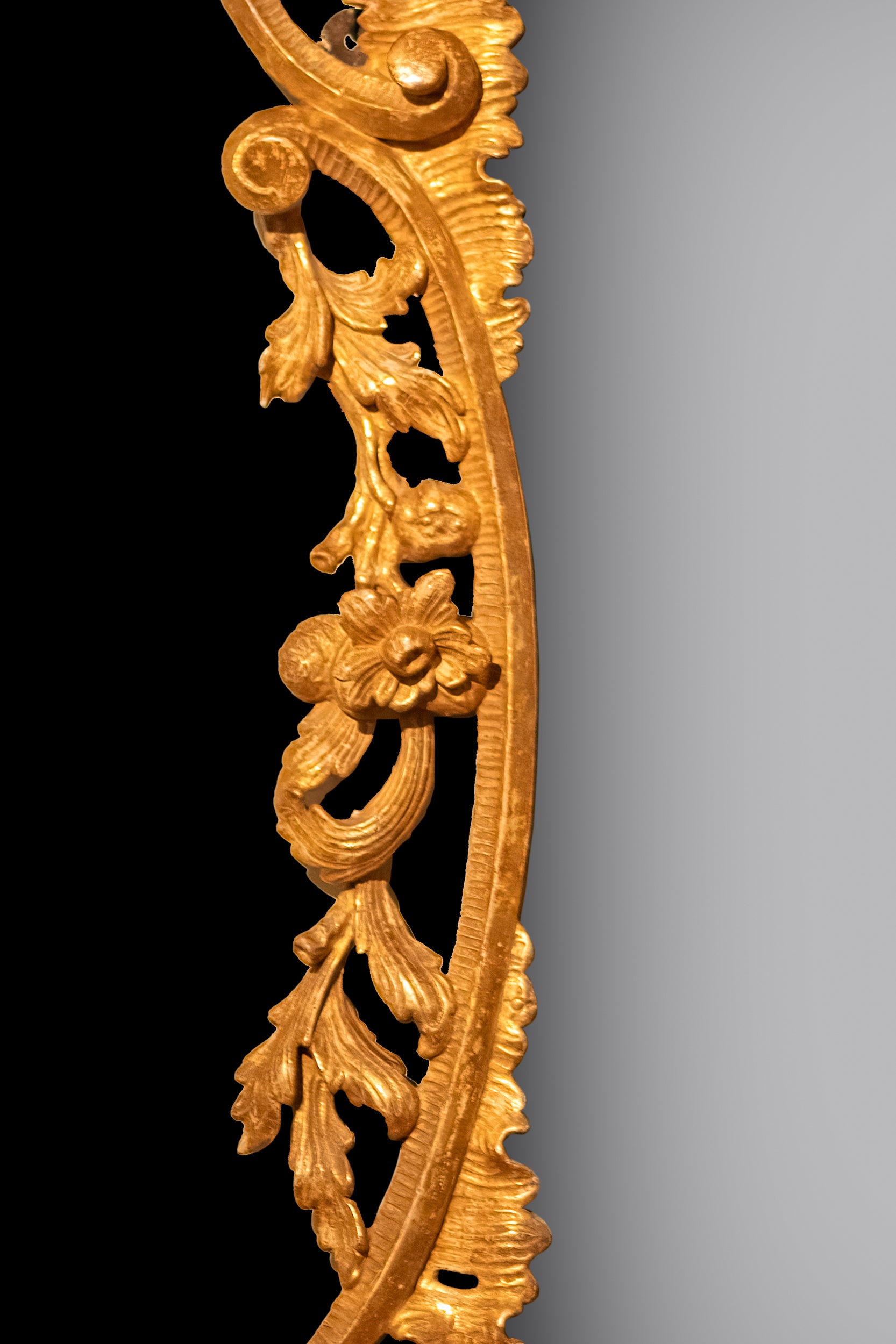 18TH CENTURY ENGLISH PIER GILTWOOD MIRROR - REF No. 6019