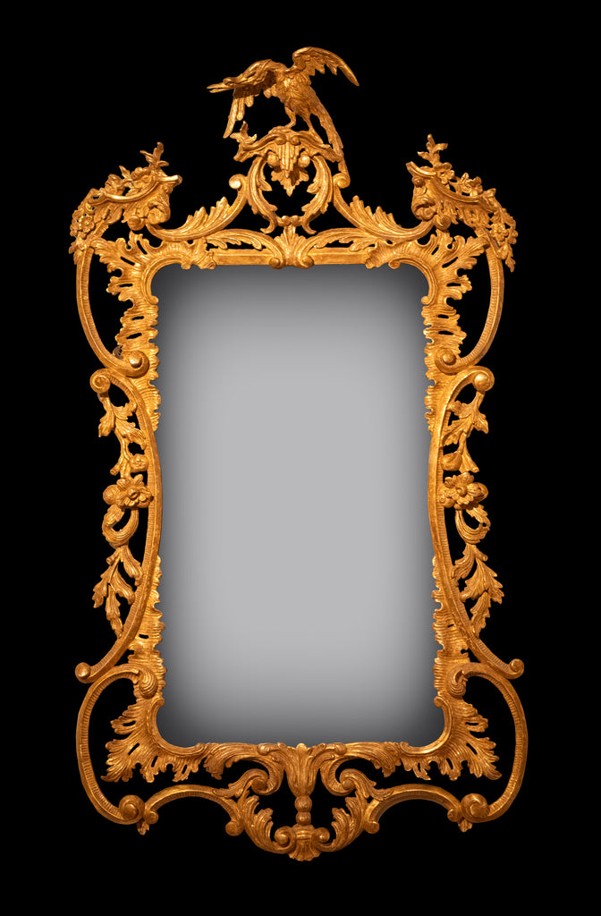 18TH CENTURY ENGLISH PIER GILTWOOD MIRROR - REF No. 6019 18TH CENTURY ENGLISH PIER GILTWOOD MIRROR - REF No. 6019