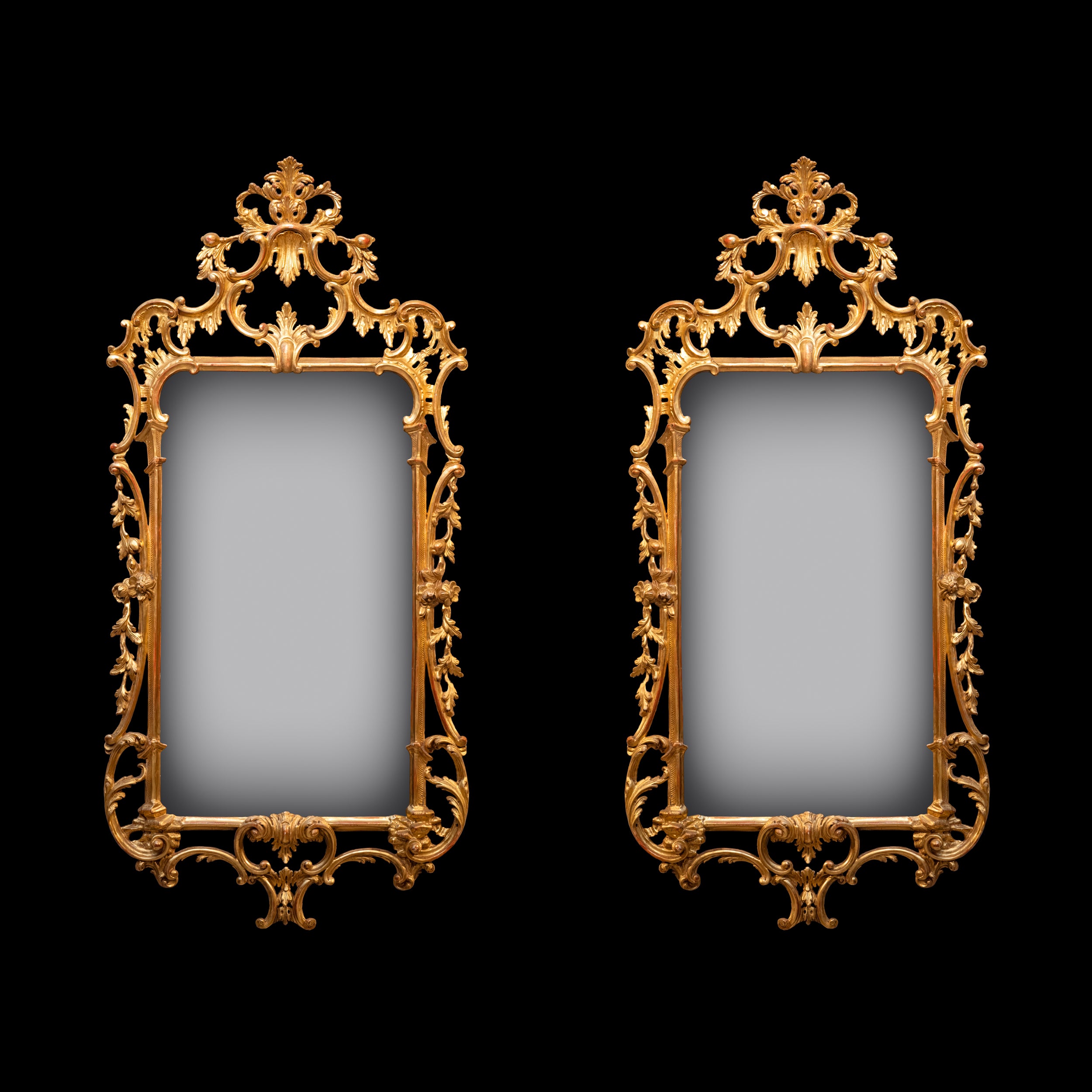 PAIR OF LATE 19TH CENTURY PIER MIRRORS - REF No. 6017