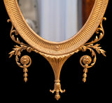 18TH CENTURY PIER / WALL MIRROR IN THE ADAM STYLE - REF No. 6018