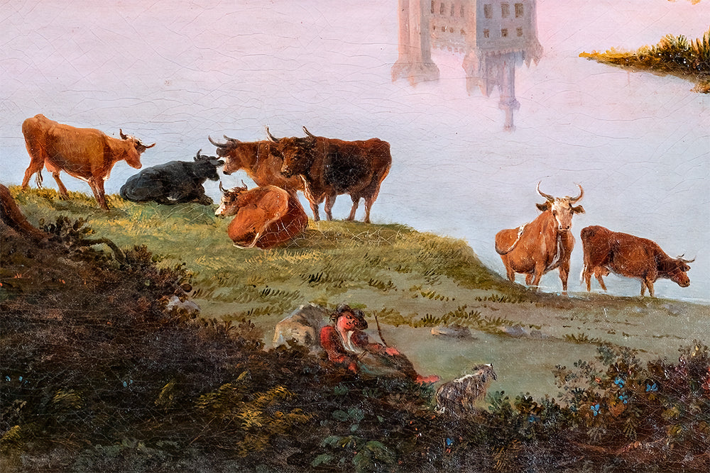 PAINTING OF CHARLEVILLE CASTLE, TULLAMORE, CO OFFALY - REF No. 2032
