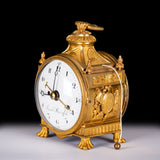FRENCH ORMOLU QUARTER-STRIKING PENDULE D'OFFICIER - REF No. 131