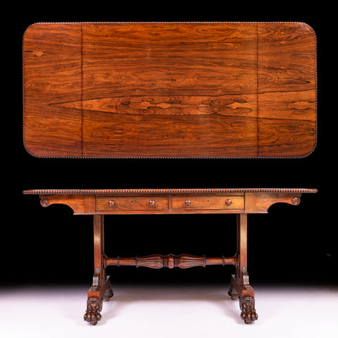 AN IMPORTANT GEORGE III BREAKFRONT BOOKCASE ATTRIBUTED TO GILLOWS - REF No. 4005