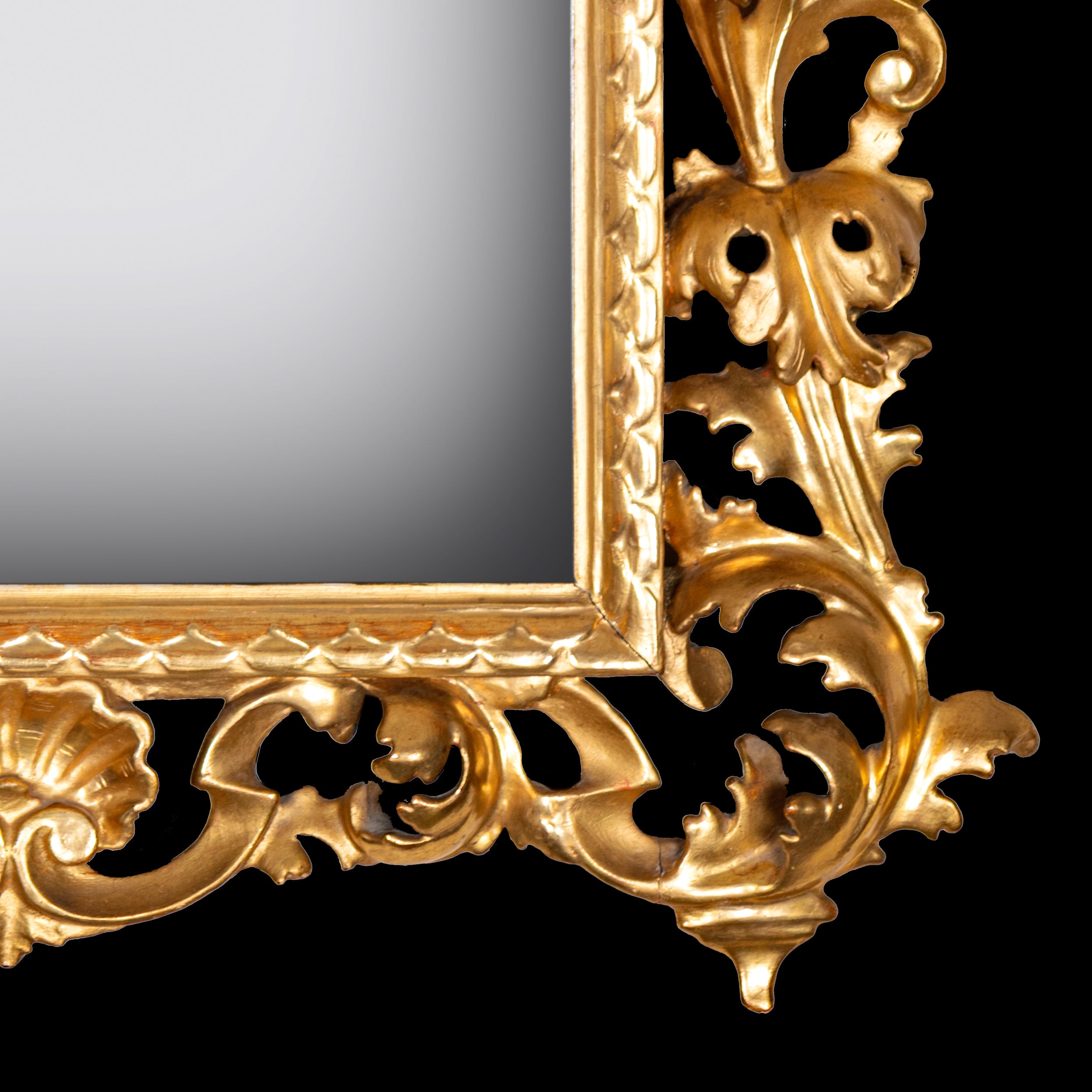 PAIR OF 19TH C. FLORENTINE MIRRORS - REF No. 6022