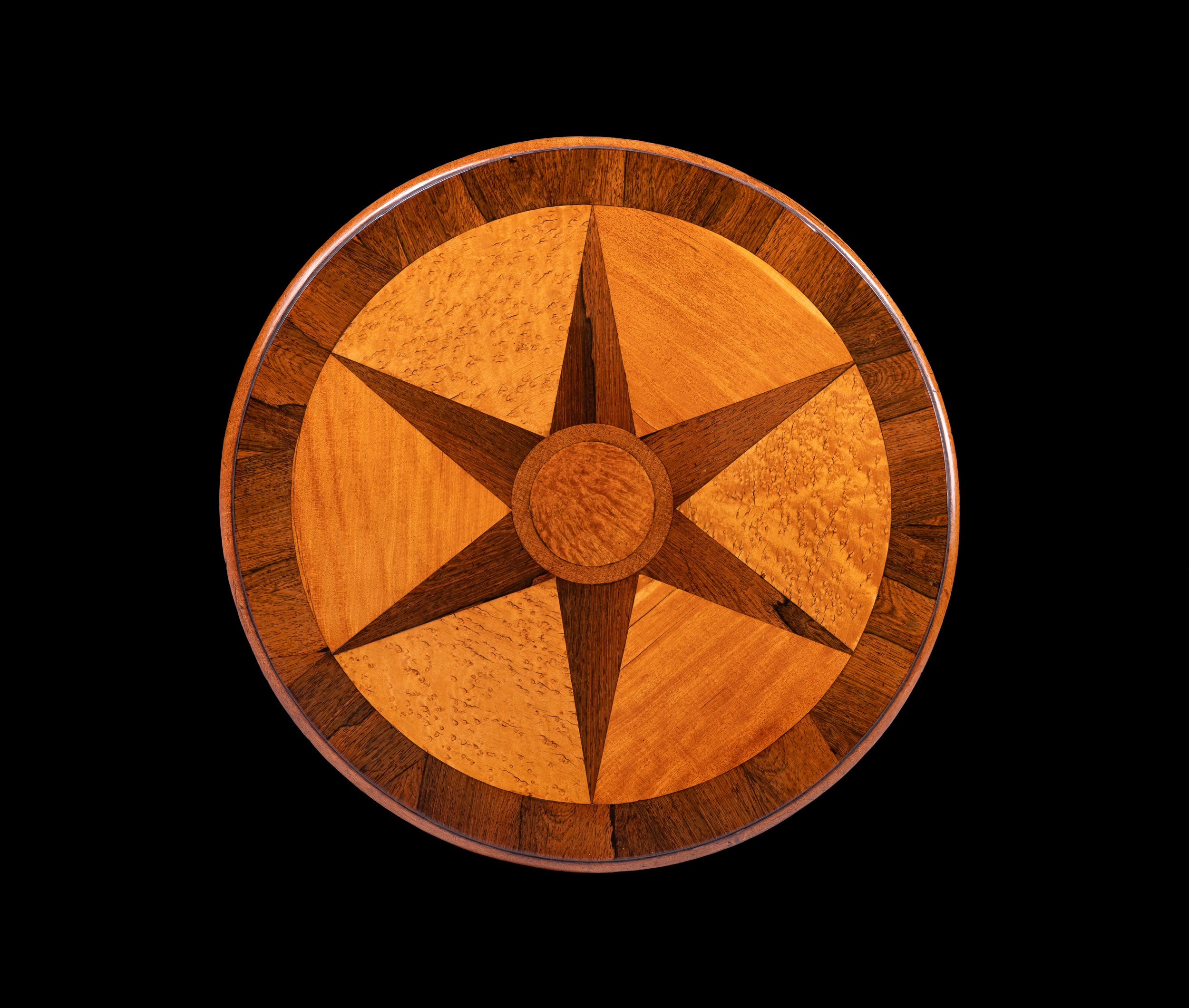 IRISH REGENCY SPECIMEN WOOD TABLE - REF No. 9071