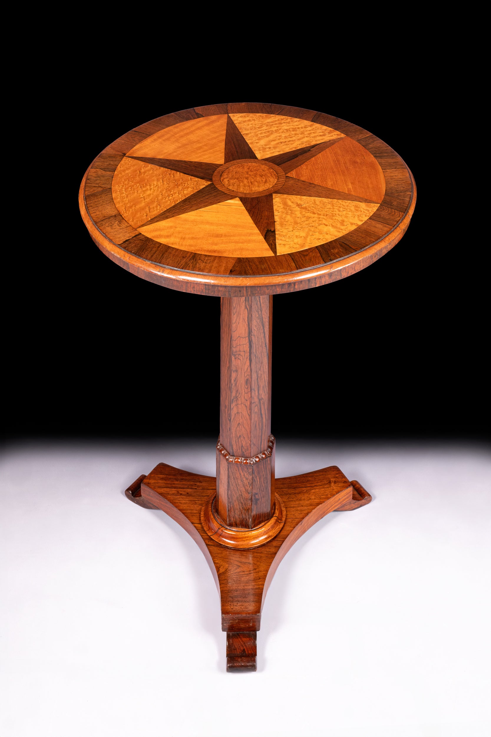 IRISH REGENCY SPECIMEN WOOD TABLE - REF No. 9071