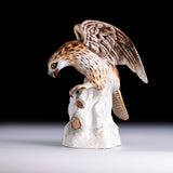 PAIR OF EARLY 20TH CENTURY GERMAN PORCELAIN MODELS OF EAGLES - REF No. B1017