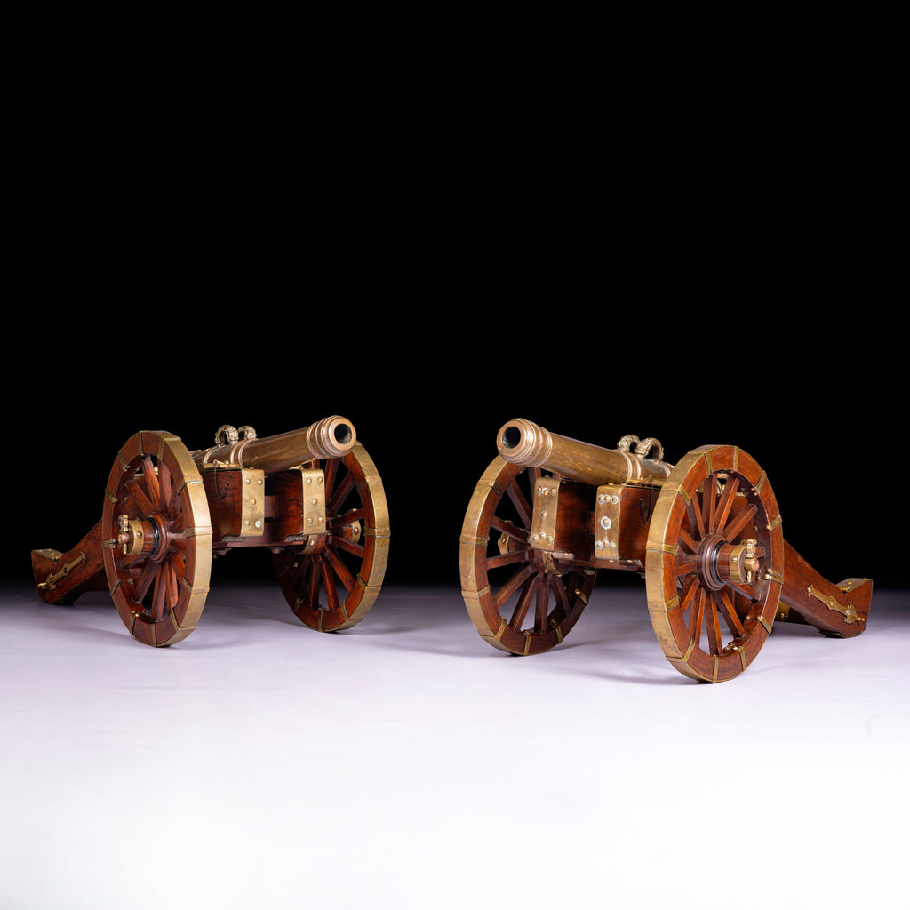 PAIR OF 19TH CENTURY ARTILLARY SIGNAL CANNONS - REF No. 184 PAIR OF 19TH CENTURY ARTILLARY SIGNAL CANNONS - REF No. 184