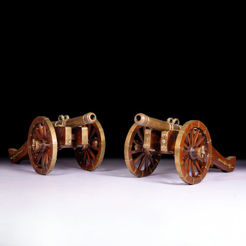 A FINE PAIR OF BRONZE & ORMOU CANDELABRA - REF No. 1026
