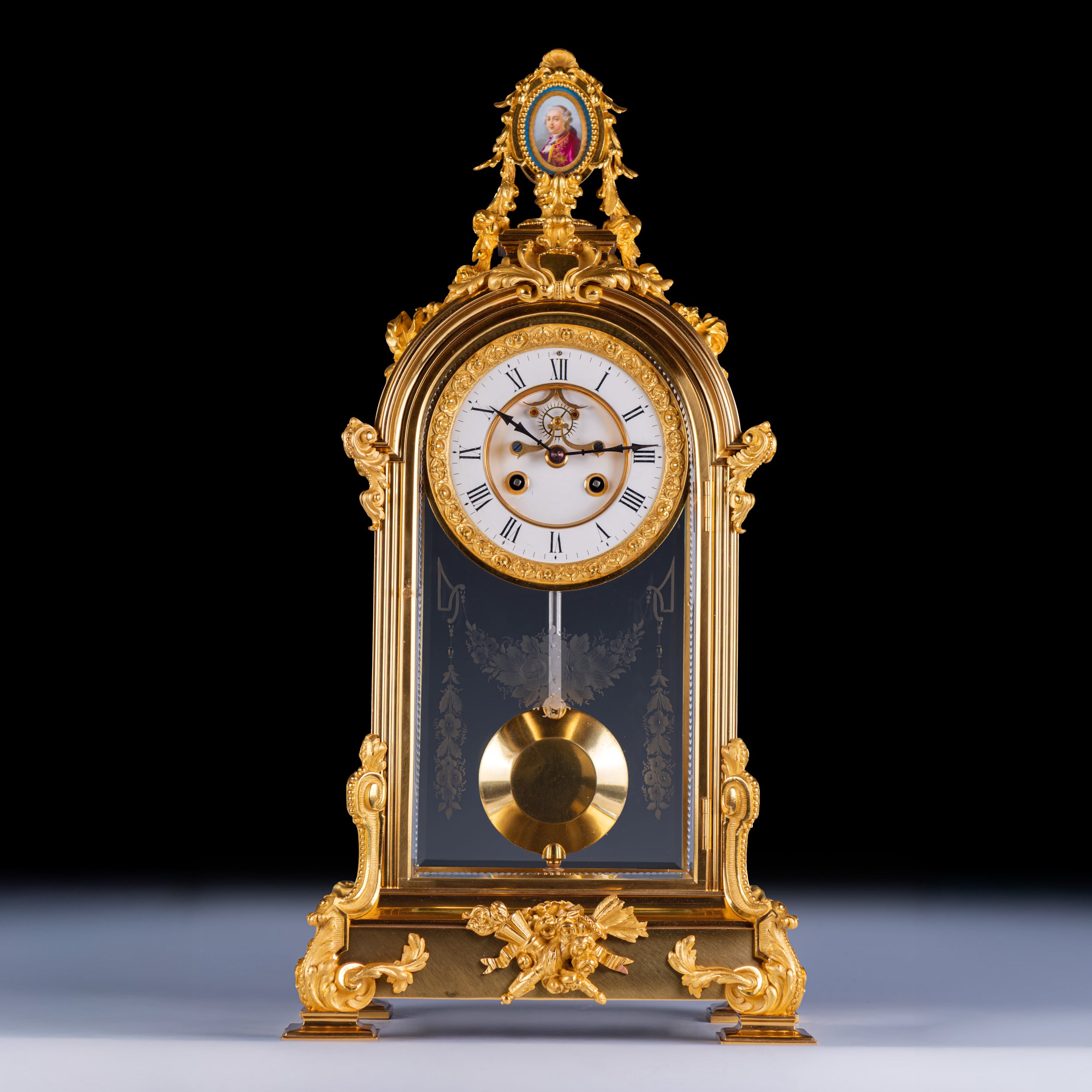 FRENCH 19TH CENTURY MANTLE CLOCK - REF No. 138
