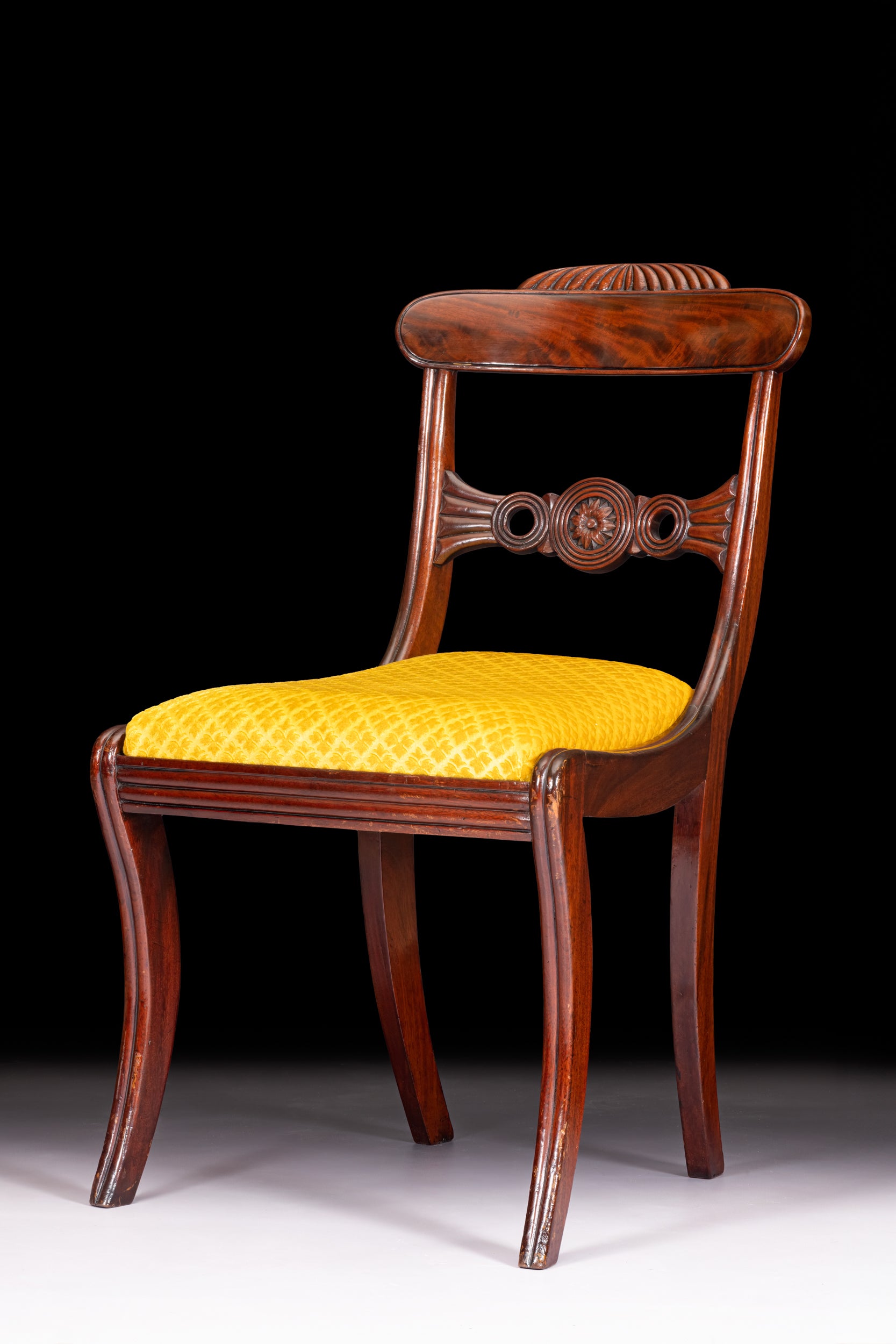 SIX REGENCY MAHOGANY CHAIRS - REF No. 8035