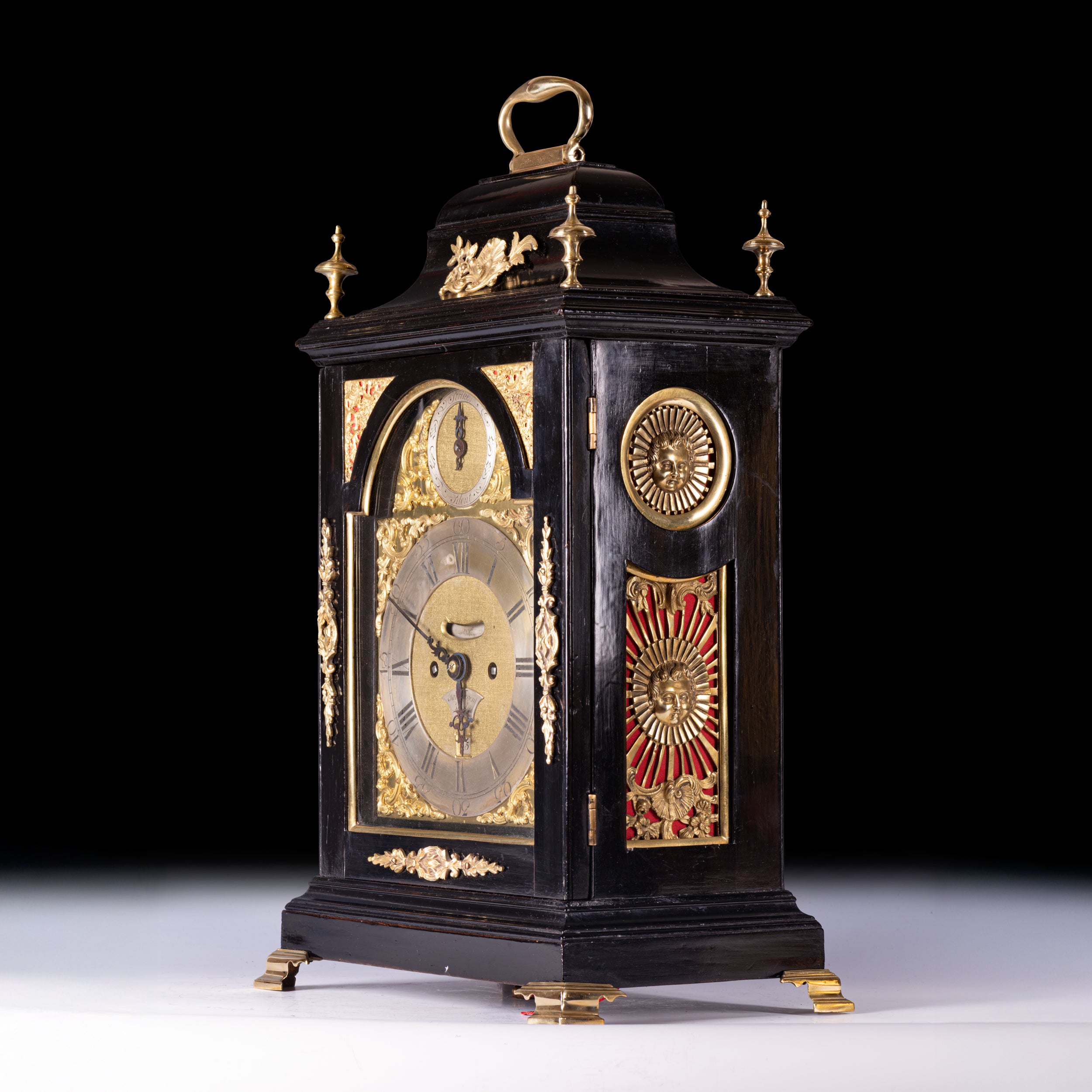 GEORGE III BRACKET CLOCK BY SAM TREGENT, LONDON. - REF No. 142