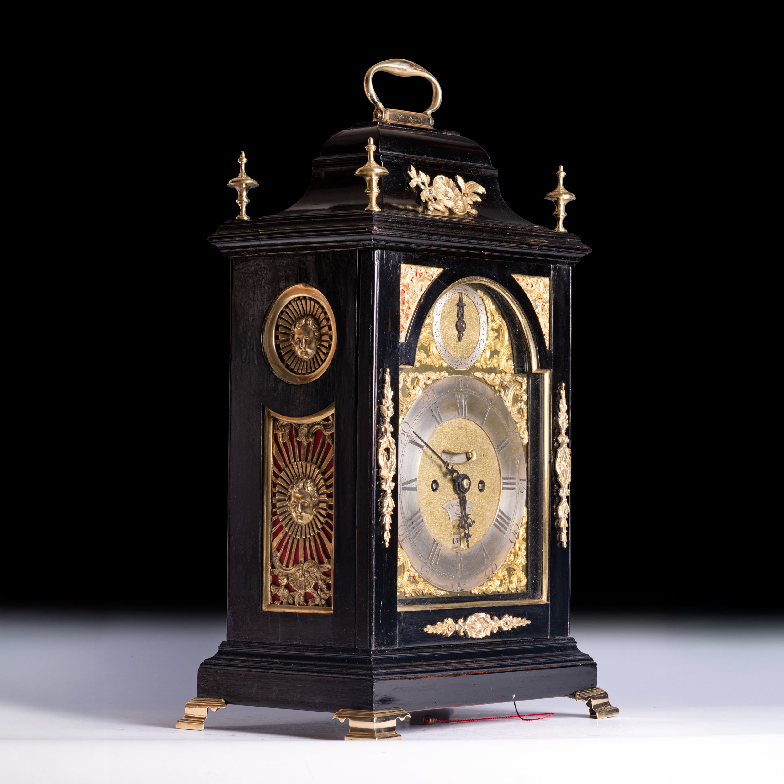 GEORGE III BRACKET CLOCK BY SAM TREGENT, LONDON. - REF No. 142