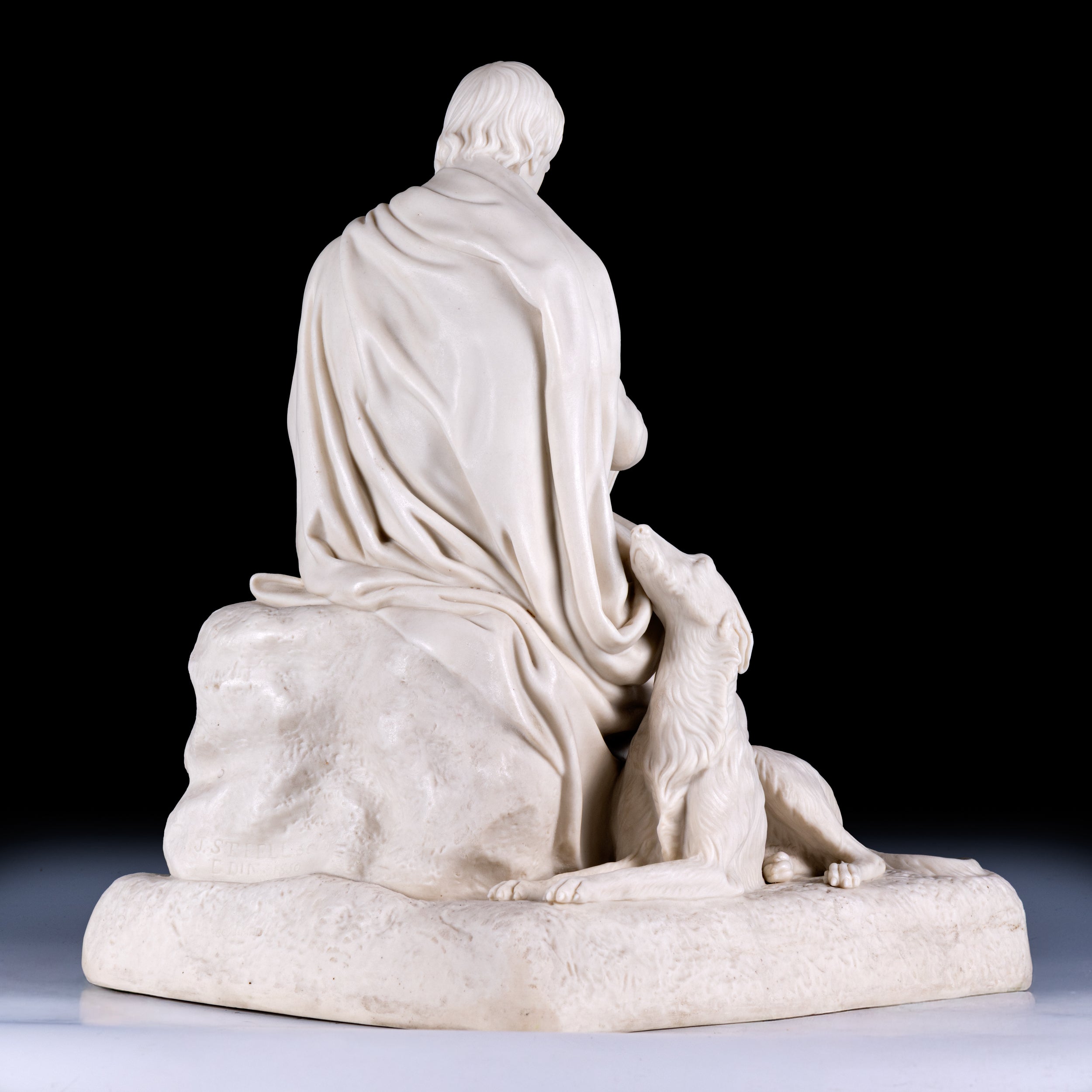 PARIAN GROUP OF SIR WALTER SCOTT & MAIDA - REF No. 1075