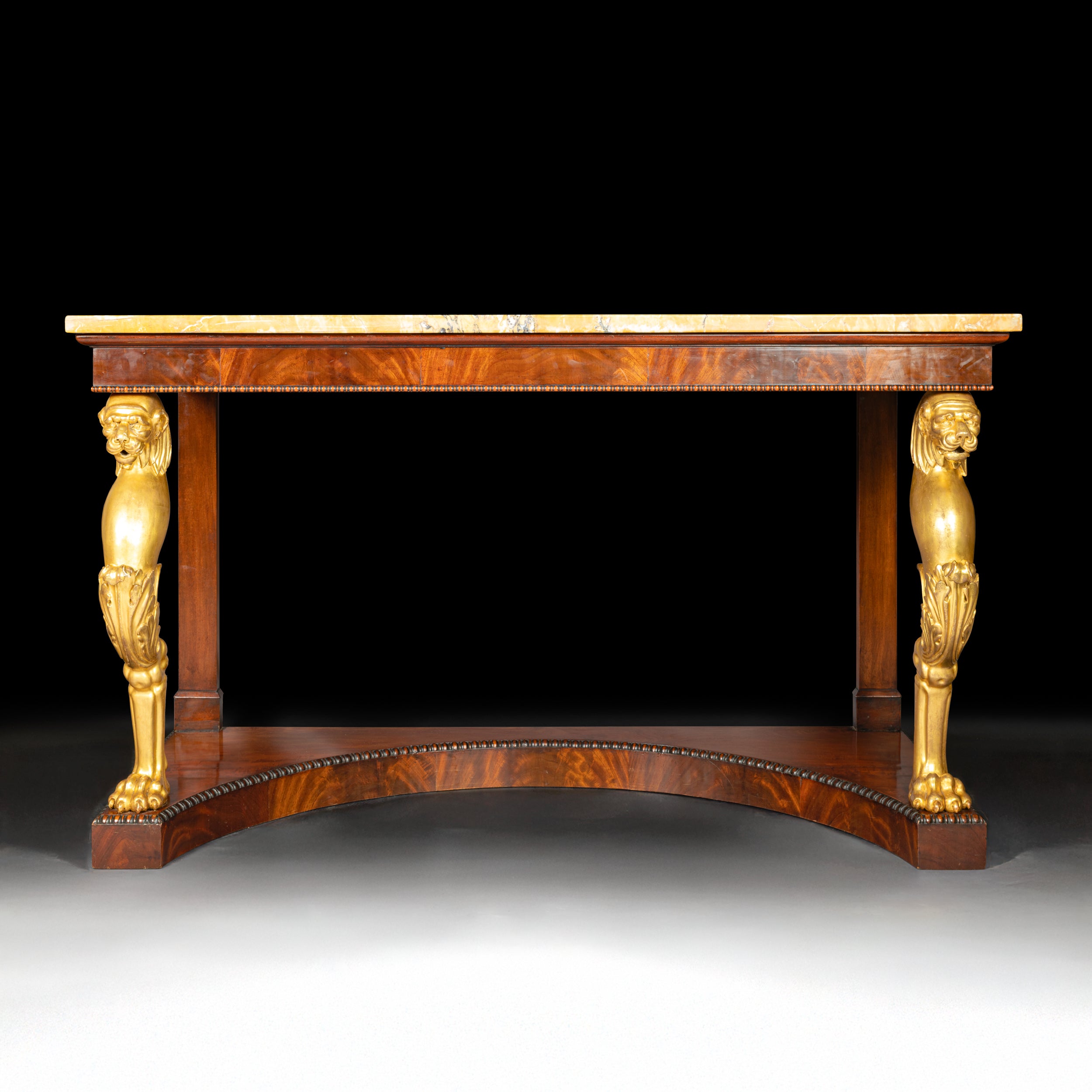 IRISH GEORGE IV MAHOGANY CONSOLE/SIDE TABLE - REF No. 5019