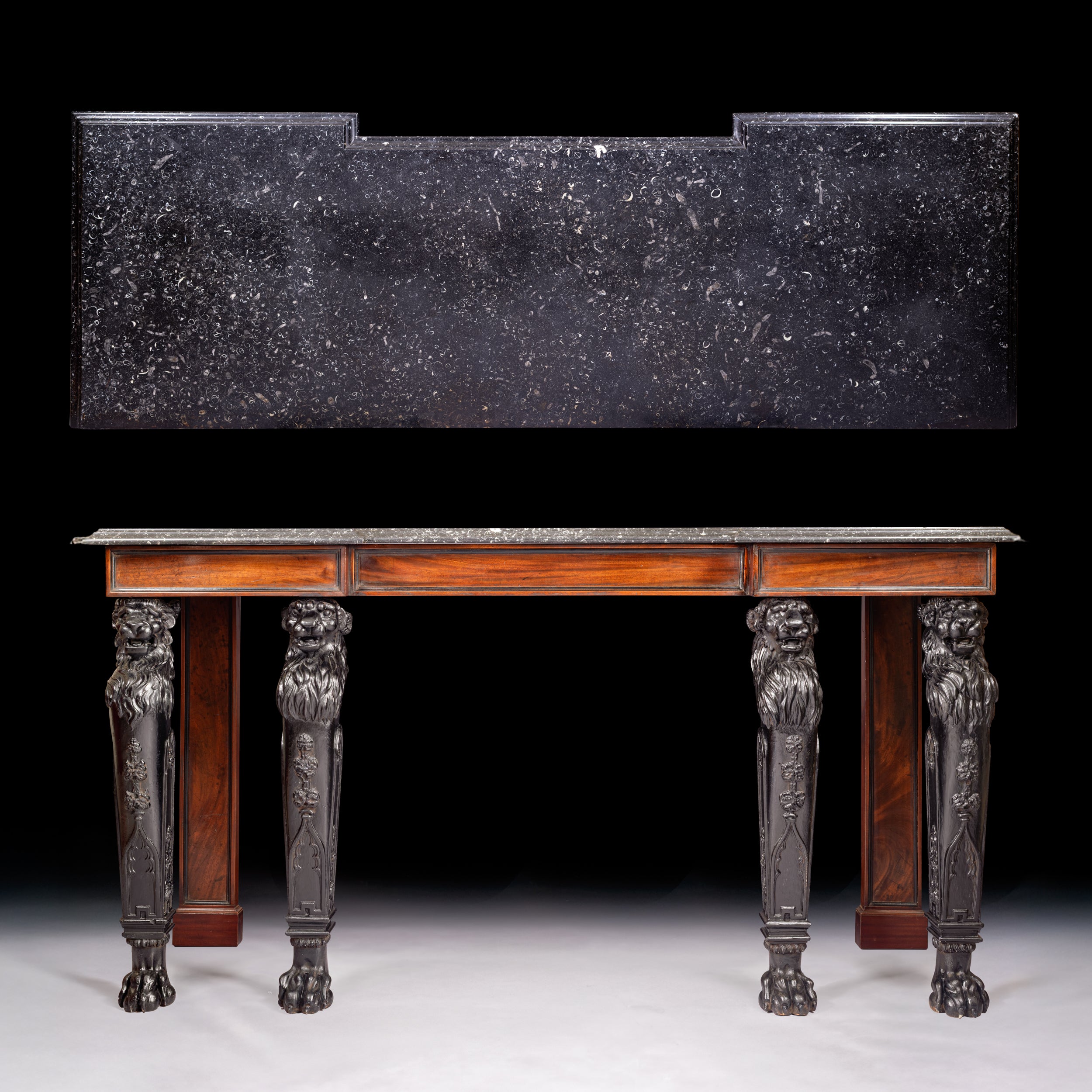 KILKENNY MARBLE TOP CONSOLE TABLE - REF No. 5018