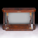 REGENCY CONSOLE TABLE IN THE EGYPTIAN REVIVAL STYLE - REF No. 5017