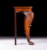 IRISH REGENCY CONSOLE TABLE ATTRIBUTED TO WILLIAMS & GIBTON - REF No. 5012