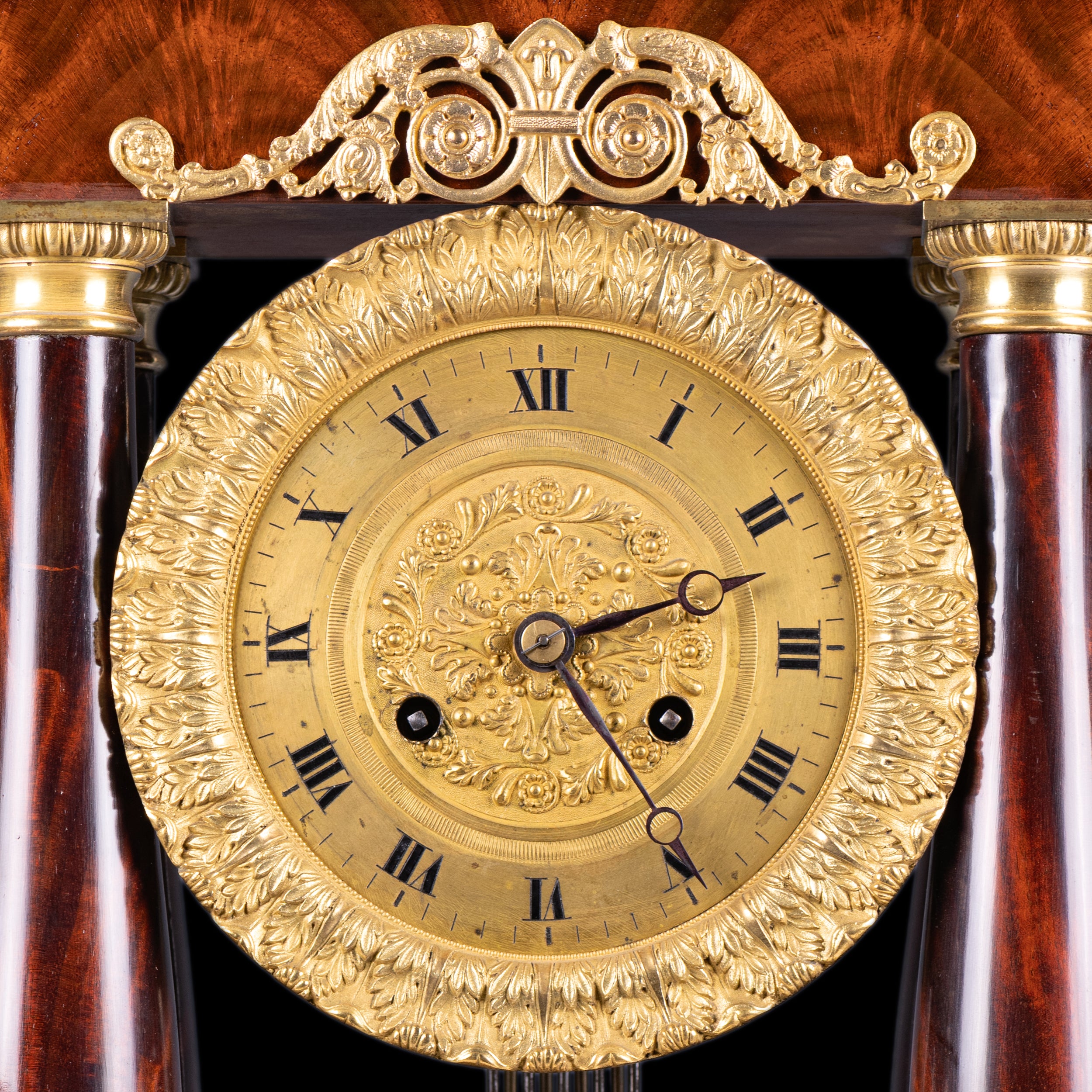 EARLY 19TH CENTURY FRENCH PORTICO CLOCK - REF No. 146
