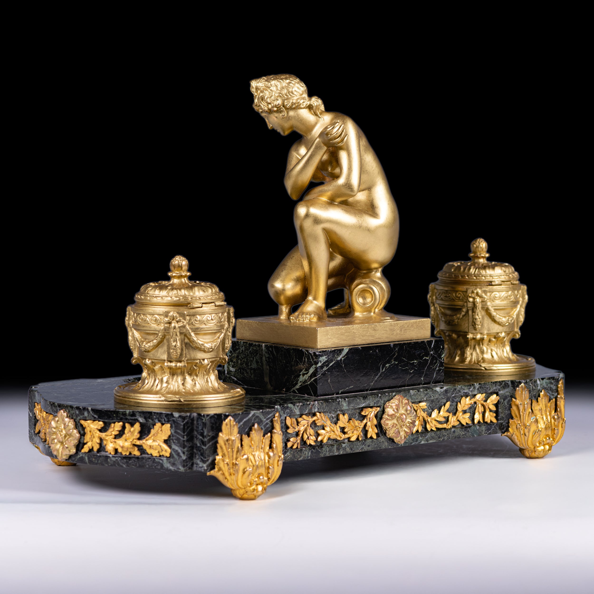 F.BARBEDIENNE INKWELL - REF No. 189