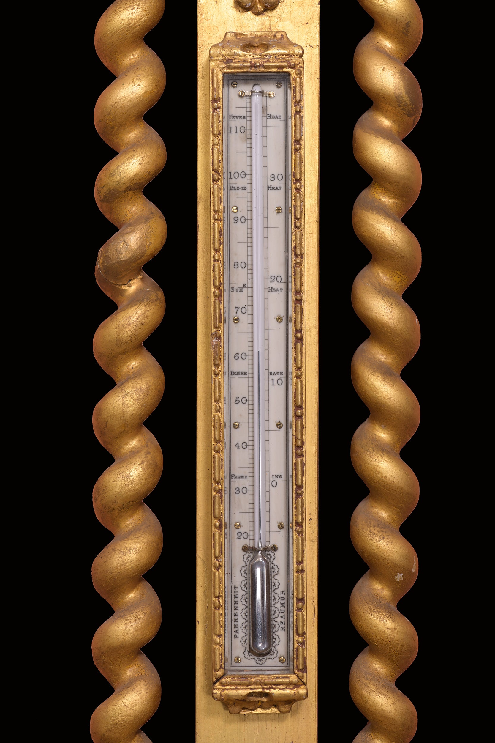 19TH  CENTURY IRISH GILTWOOD BAROMETER - REF No. 129