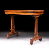 ENGLISH REGENCY GAMES TABLE BY T & G SEDDON - REF No. 9014
