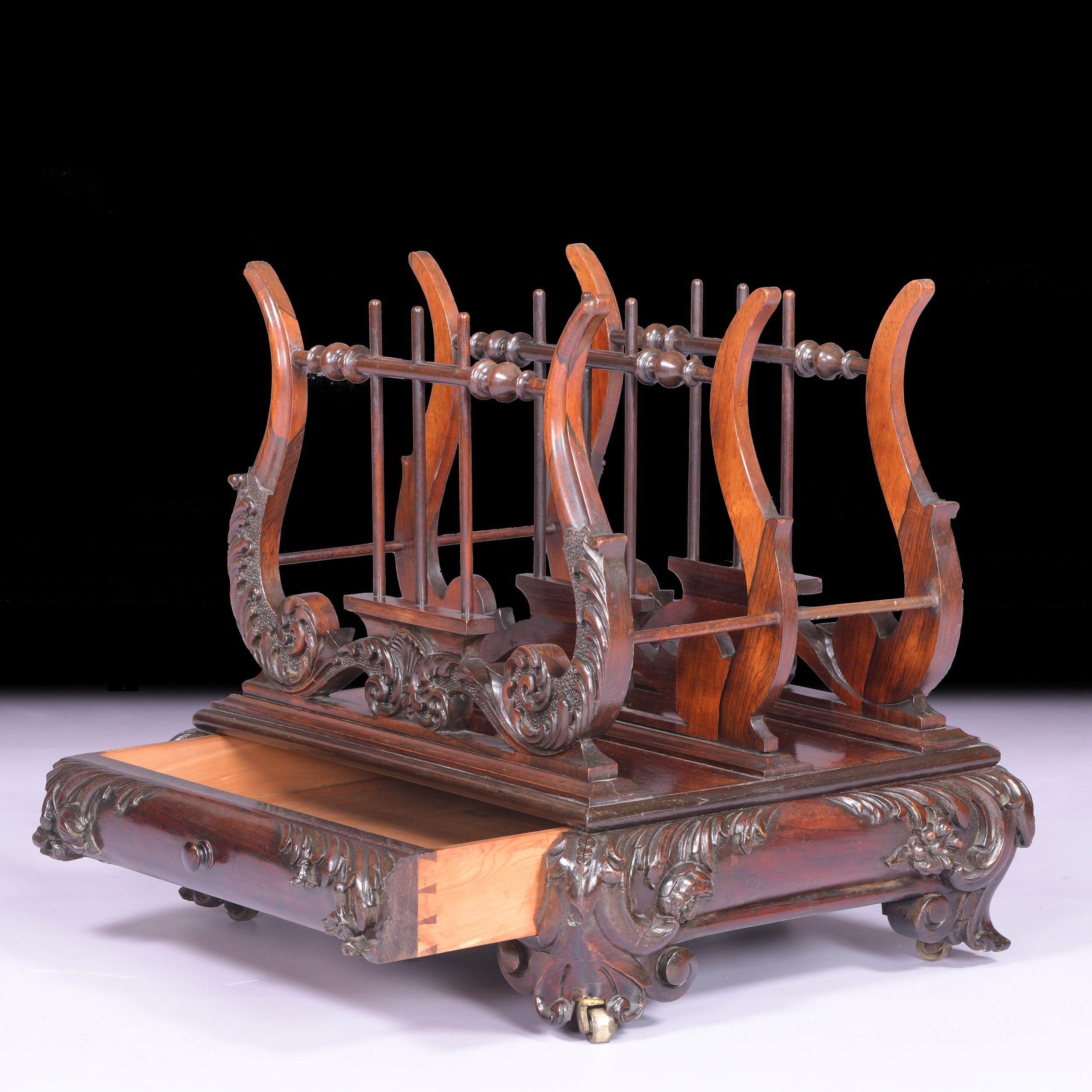 ROSEWOOD CANTERBURY ATTRIBUTED TO GILLOWS - REF No. 1027