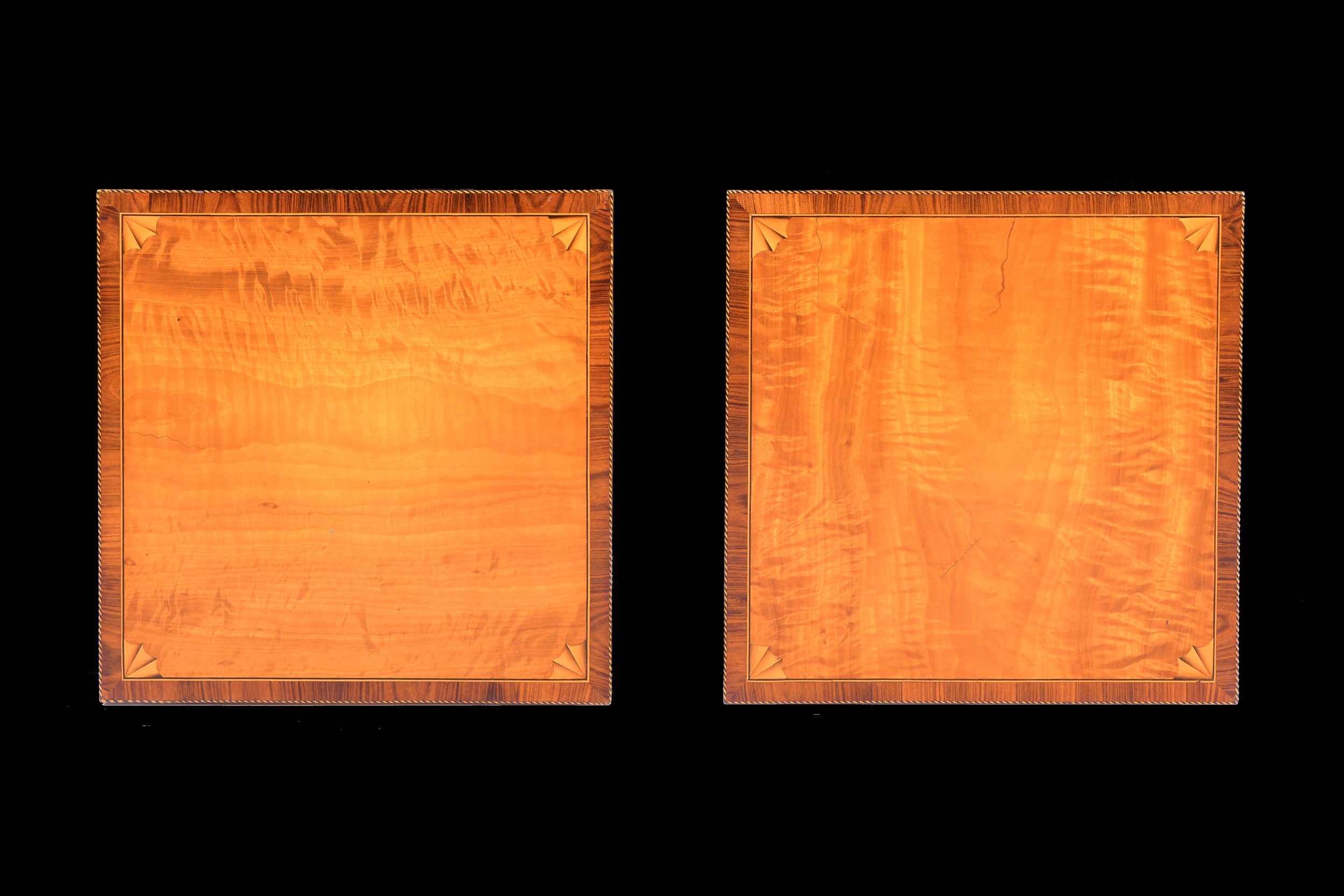 PAIR OF TORCHERS BY JAMES HICKS - REF No. 9070