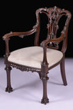 PAIR OF 19TH CENTURY ARMCHAIRS - REF No. 8030