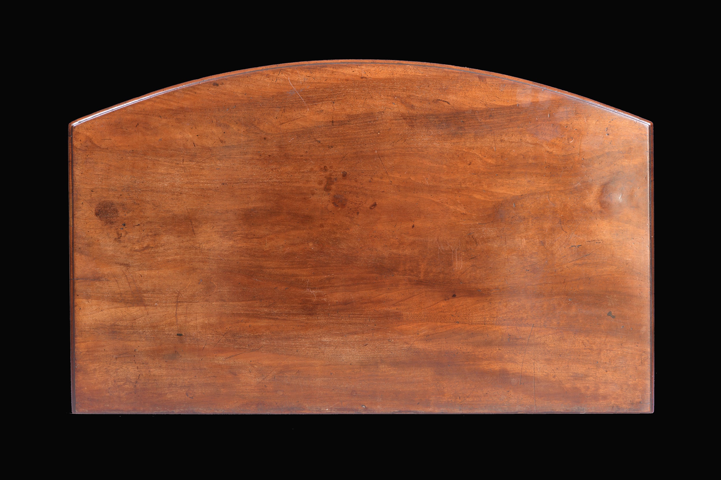 GEORGIAN MAHOGANY BOW FRONT CHEST - REF No. 182