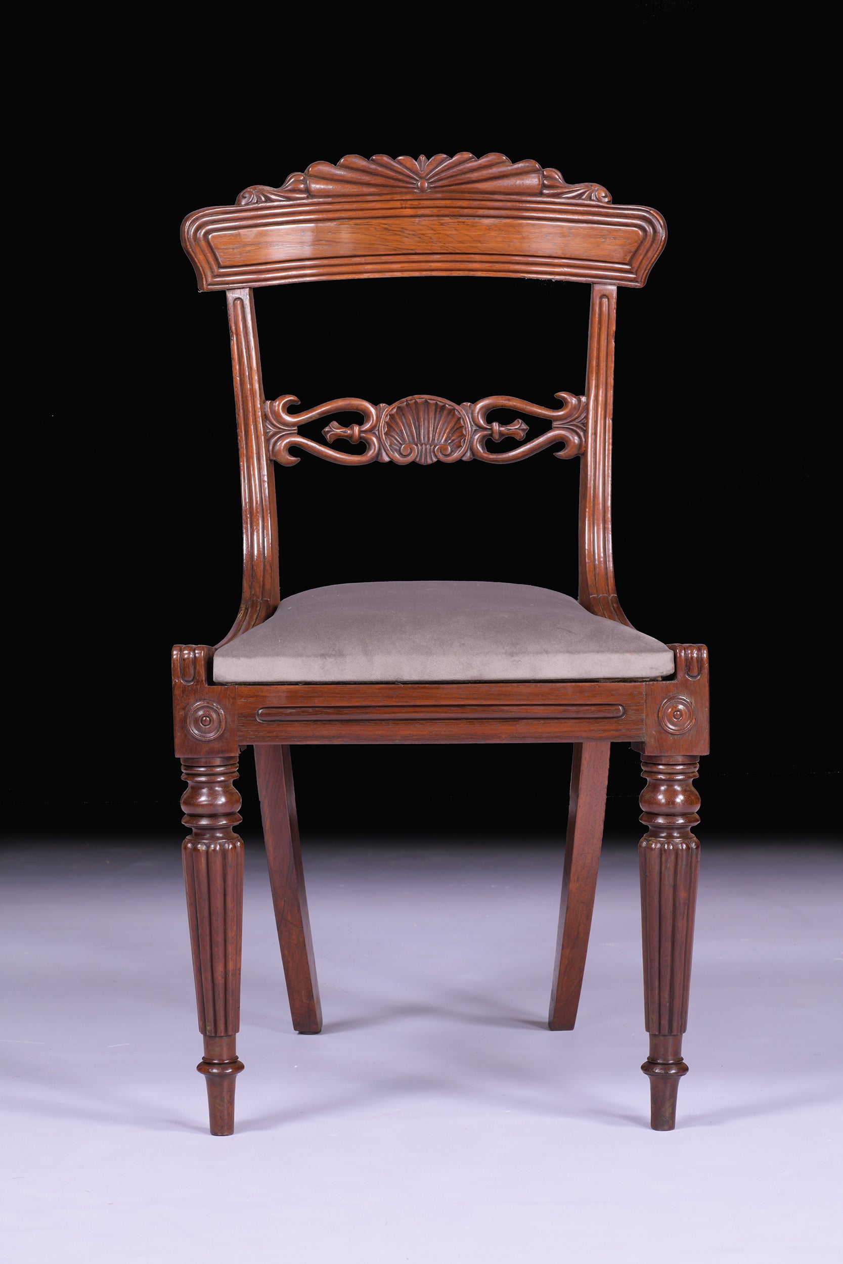 SET OF SIX REGENCY ROSEWOOD CHAIRS BY GILLOWS - REF No. 8029
