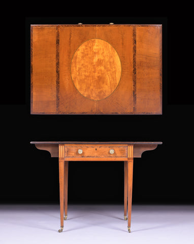 19TH CENTURY KIDNEY SHAPED TABLE - REF No. 9066
