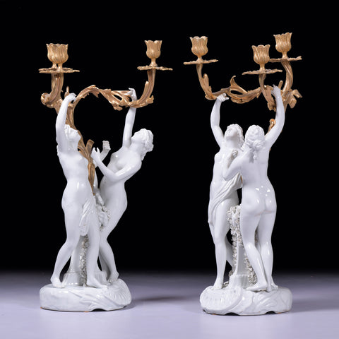MINTON PARIAN GROUP OF CUPID & PSYCHE BY H. BOURNE - REF No. 182