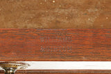 FREESTANDING BOOKCASE STAMPED WILLIAMS & GIBTON OF DUBLIN - REF No. 4026