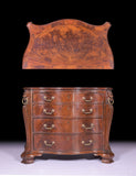 GEORGE II STYLE SERPENTINE COMMODE - REF No. 4050