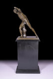 A SUPERB 19TH CENTURY BRONZE OF THE BORGHESE GLADIATOR - REF No. 1064