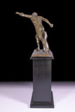 A SUPERB 19TH CENTURY BRONZE OF THE BORGHESE GLADIATOR - REF No. 1064