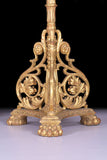 PAIR OF ITALIAN CARVED GILTWOOD TORCHERES - REF No. 1002