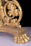 PAIR OF ITALIAN CARVED GILTWOOD TORCHERES - REF No. 1002