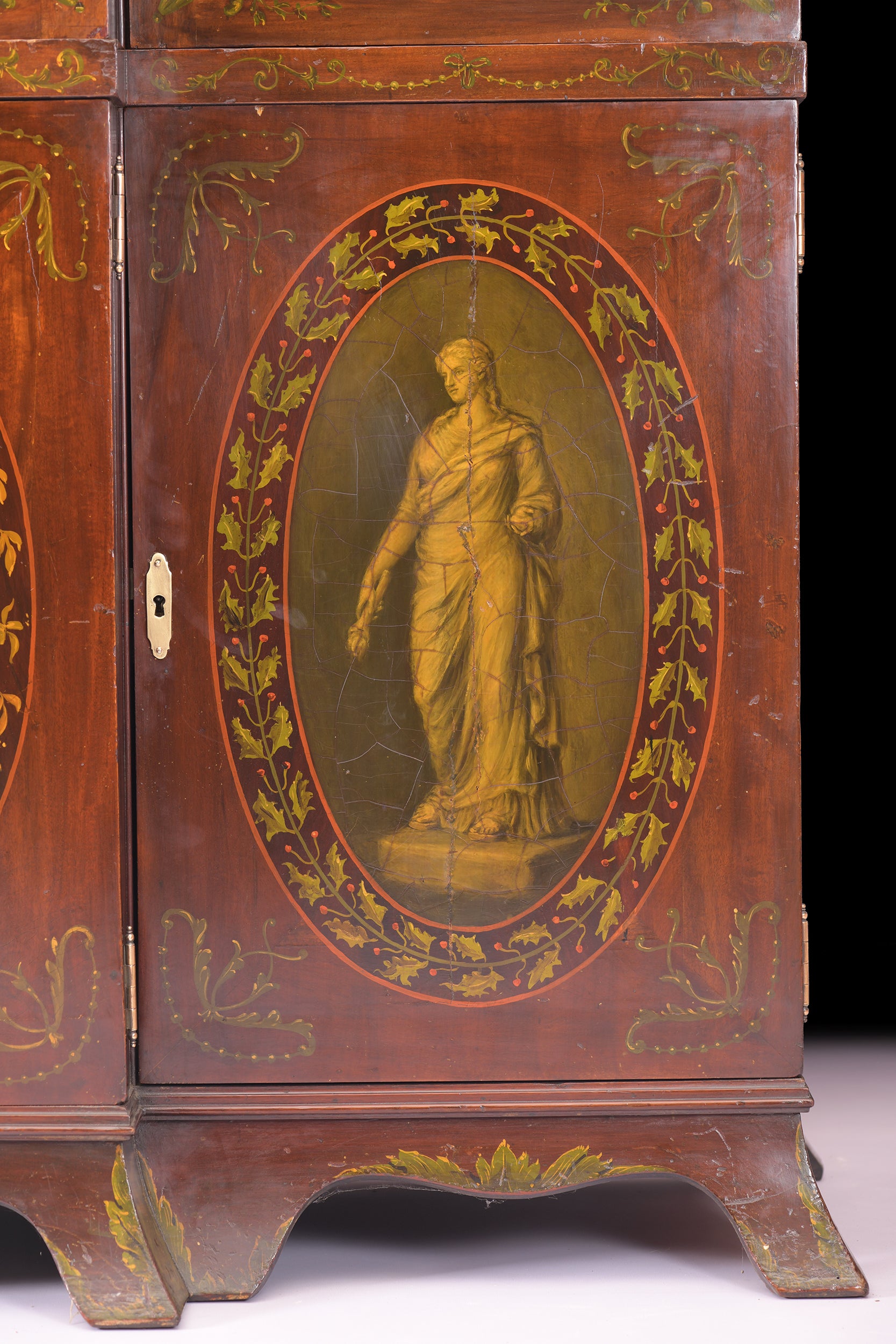 NEO-CLASSICAL STYLE DISPLAY CABINET - REF No. 4063