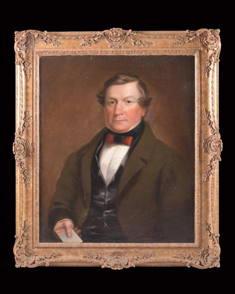 AN ATTRACTIVE 19TH CENTURY PORTRAIT OF A GENTLEMAN - REF No. 2021