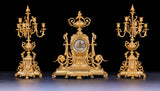 19TH CENTURY FRECH CLOCK GARNITURE - REF No. 127
