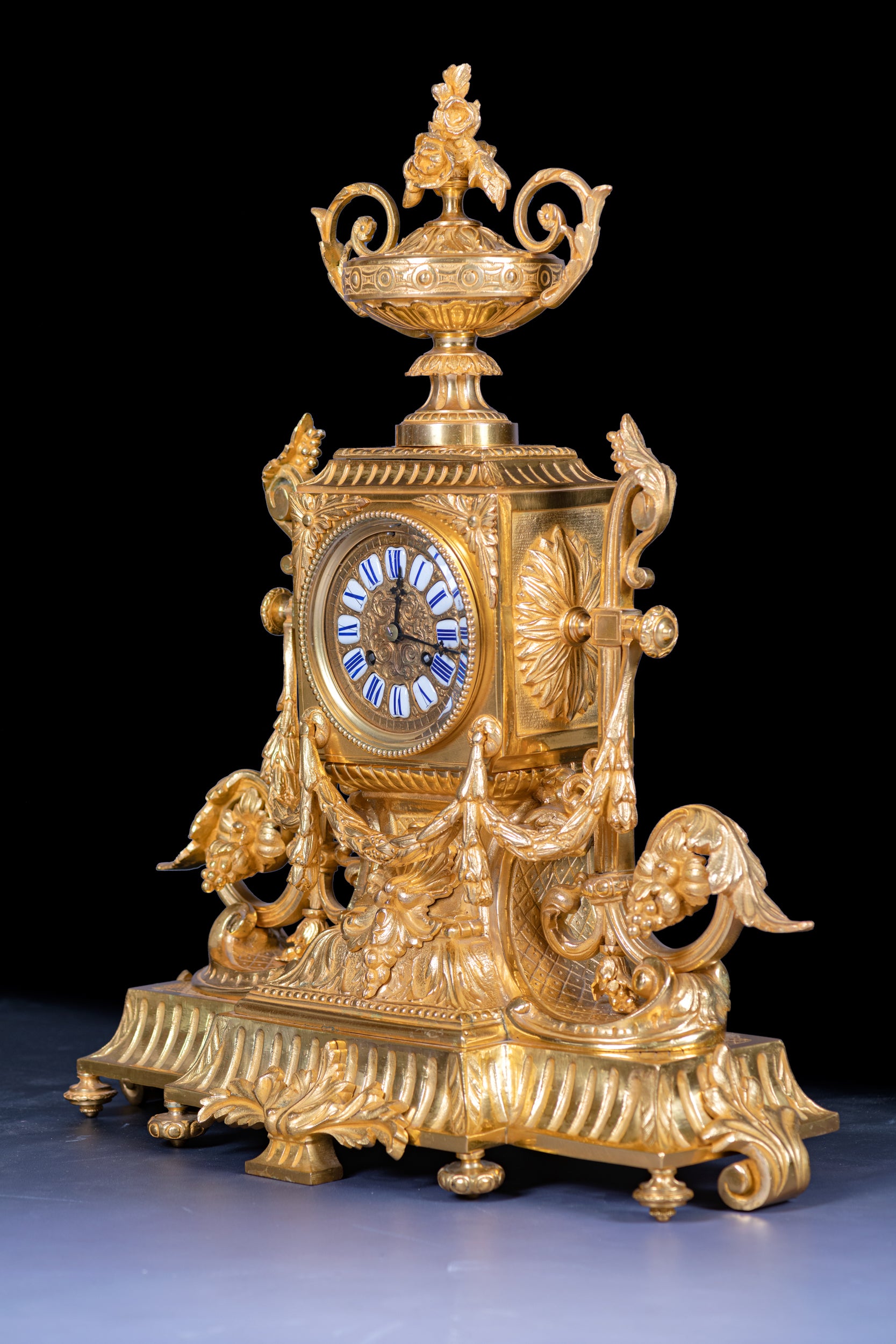 19TH CENTURY FRECH CLOCK GARNITURE - REF No. 127