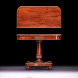 A FINE REGENCY CARD TABLE STAMPED GILLOWS - REF No. 9010