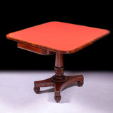 A FINE REGENCY CARD TABLE STAMPED GILLOWS - REF No. 9010