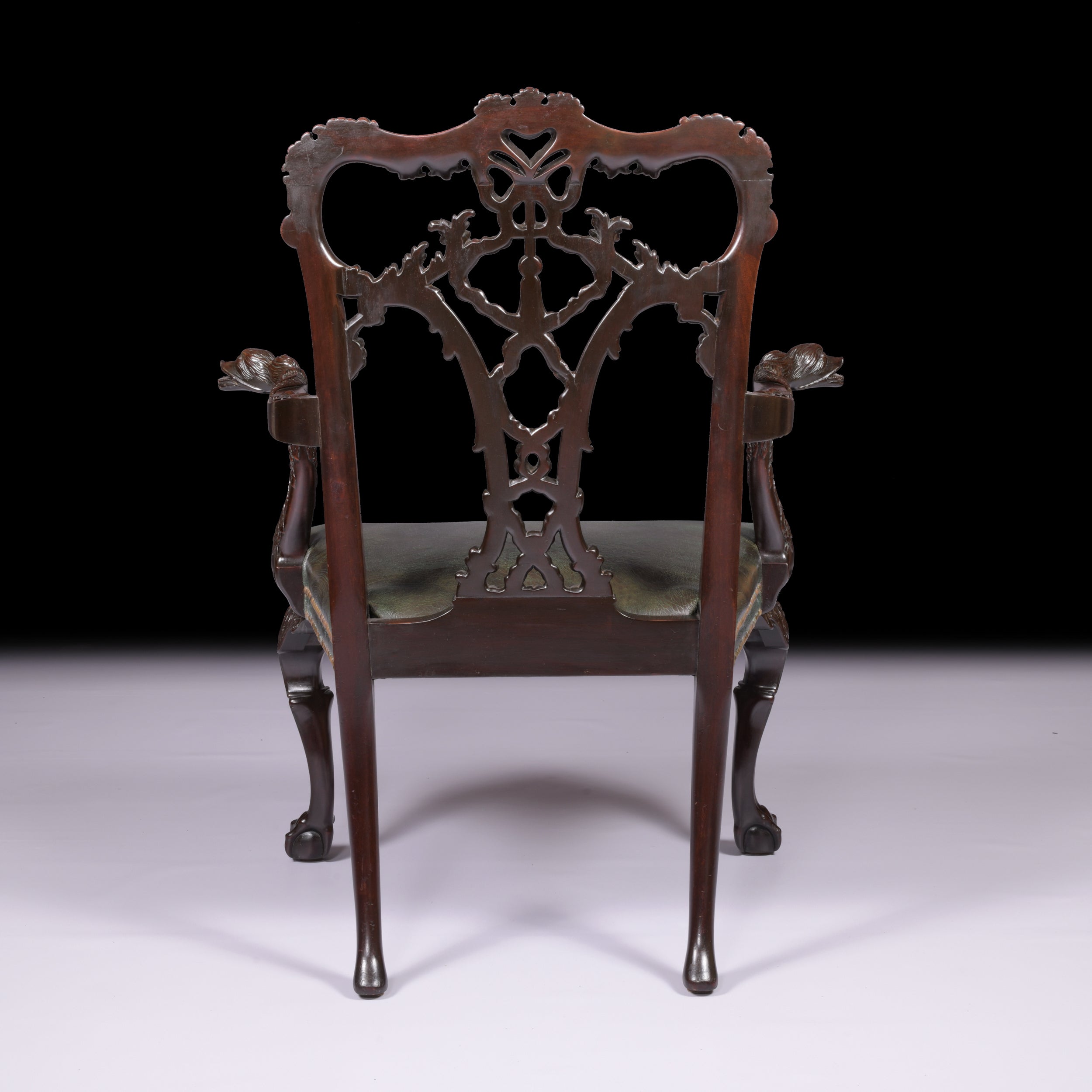 PAIR OF 19TH CENTURY IRISH ARMCHAIRS - REF No. 8012