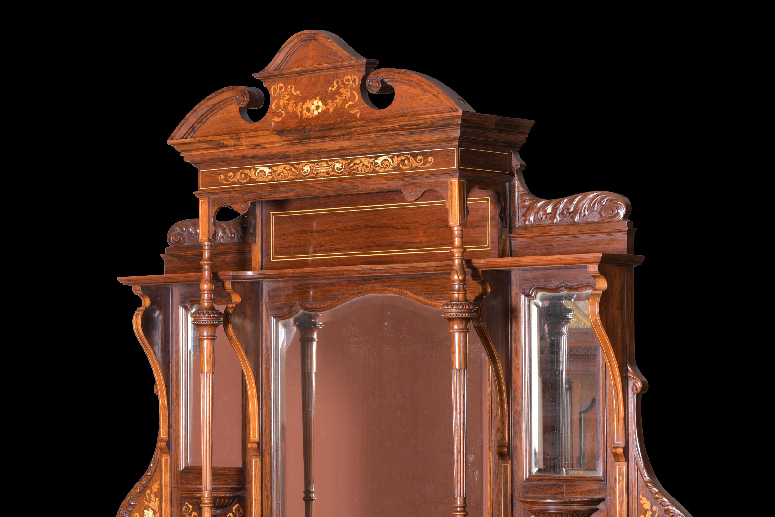 DRAWING ROOM CABINET IN THE MANNER OF COLLINSON AND LOCK - REF No. 4004