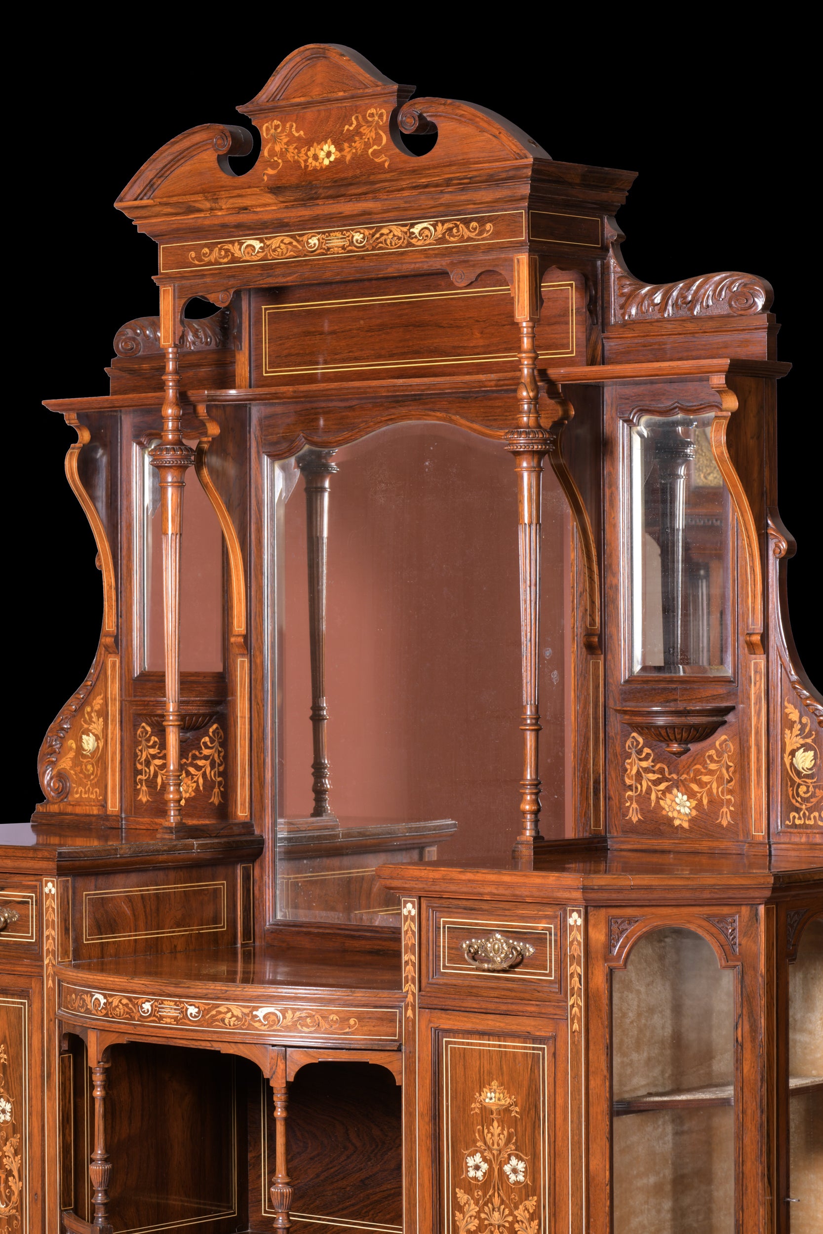 DRAWING ROOM CABINET IN THE MANNER OF COLLINSON AND LOCK - REF No. 4004